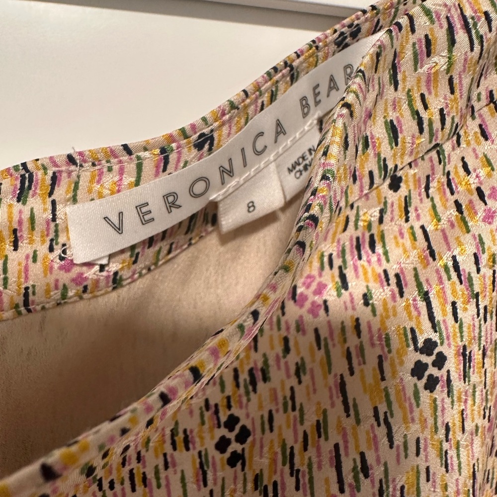 NWOT Veronica Beard Cream and White Skirt 8 - Picture 3 of 3